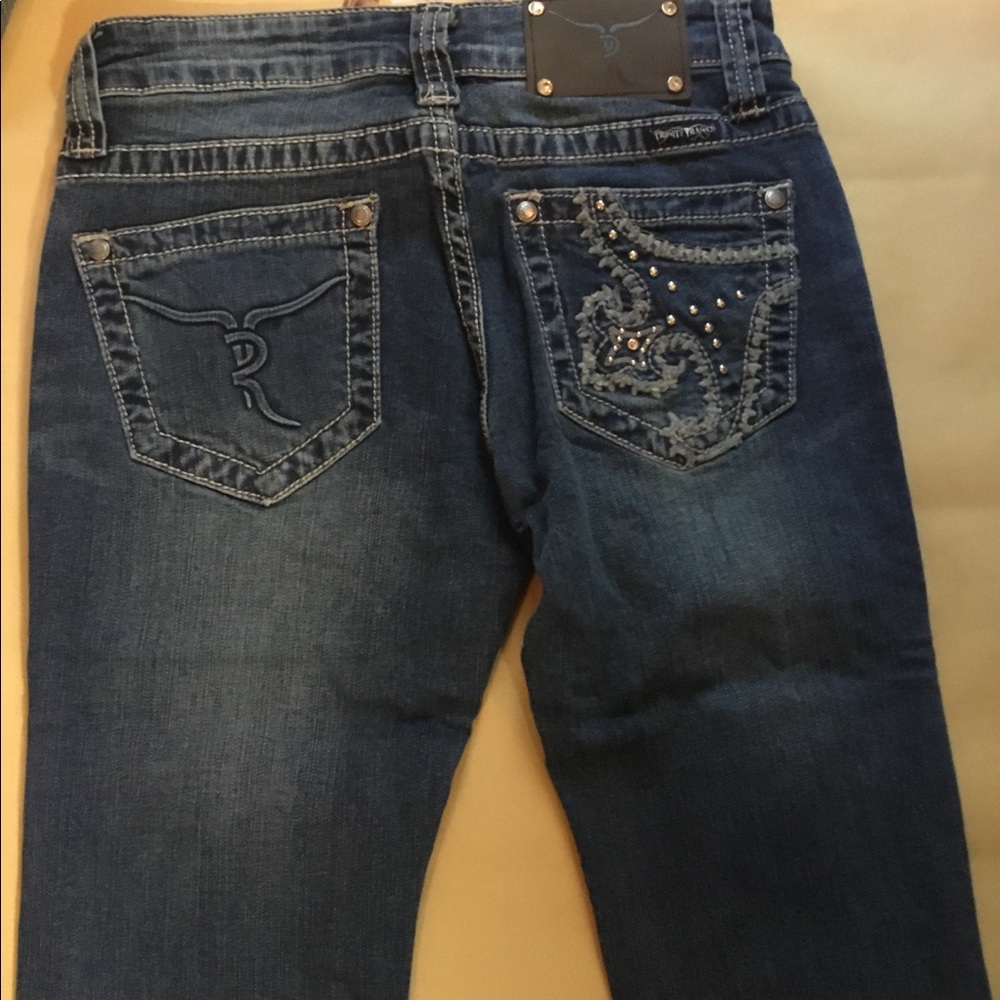Montana West Trinity Ranch embroidered  Jeans - Picture 4 of 7